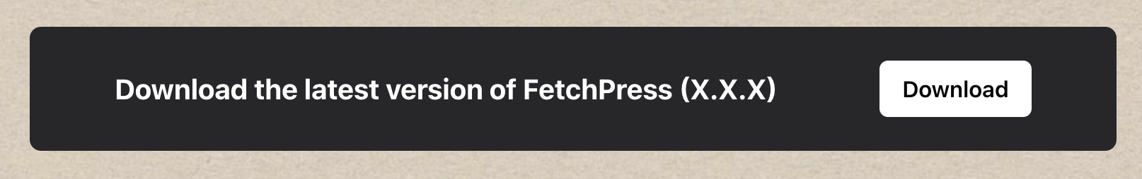 Download button on account page